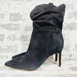 New Nine West Black Suede Gonda Dress Booties M387